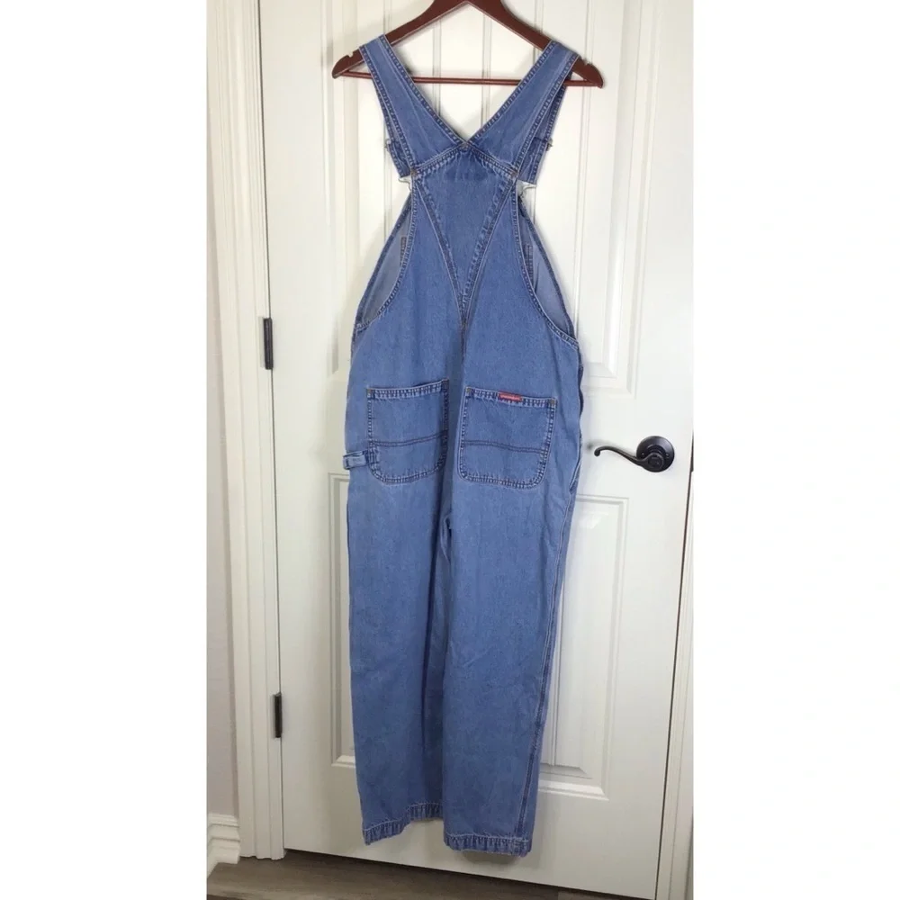 Vintage Y2K Unionbay Denim Carpenter Overalls Size Medium. - Picture 3 of 11